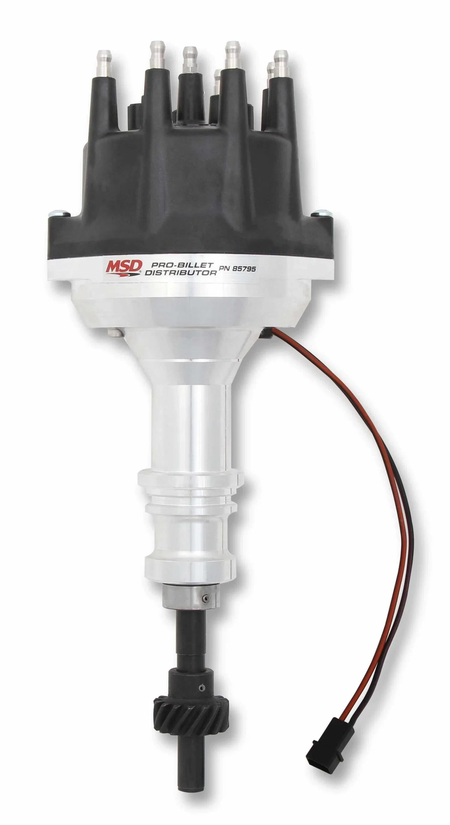 Ford 289-302 Small Diameter Black Cap Pro-Billet Distributor - 85795